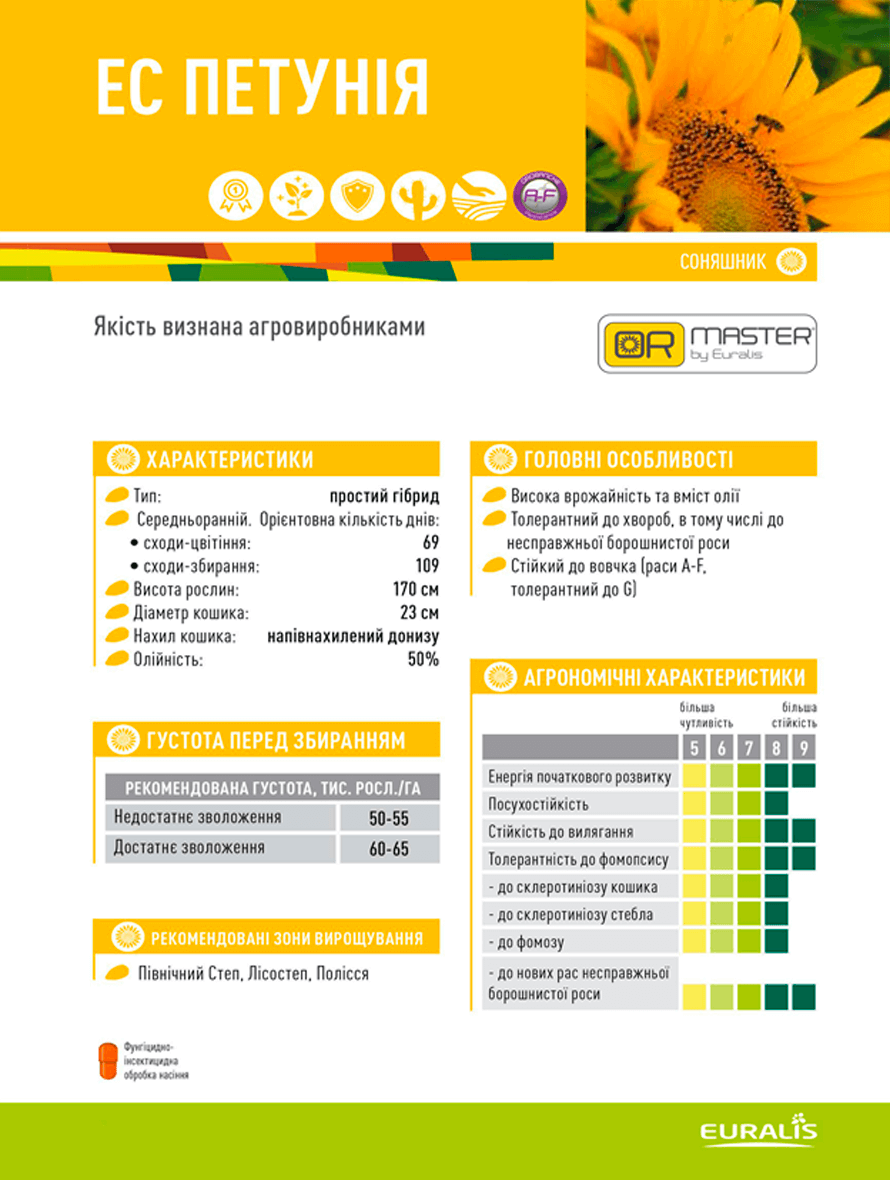 Купити соняшник ЄС Петунія